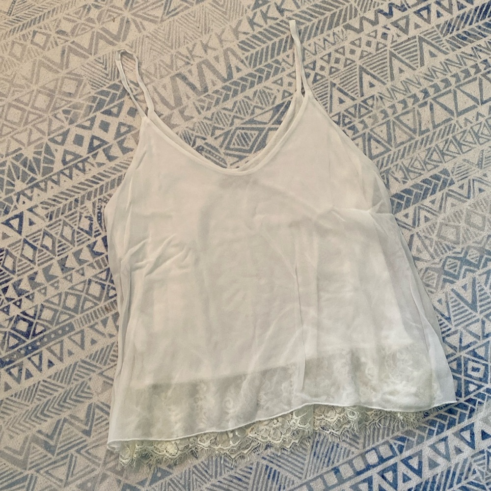 Lacy White Camisole